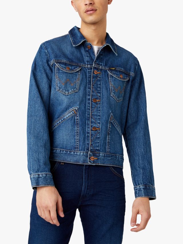 West Louis, Jackets & Coats, West Louis Lined Denim Jacket Men Size Xl