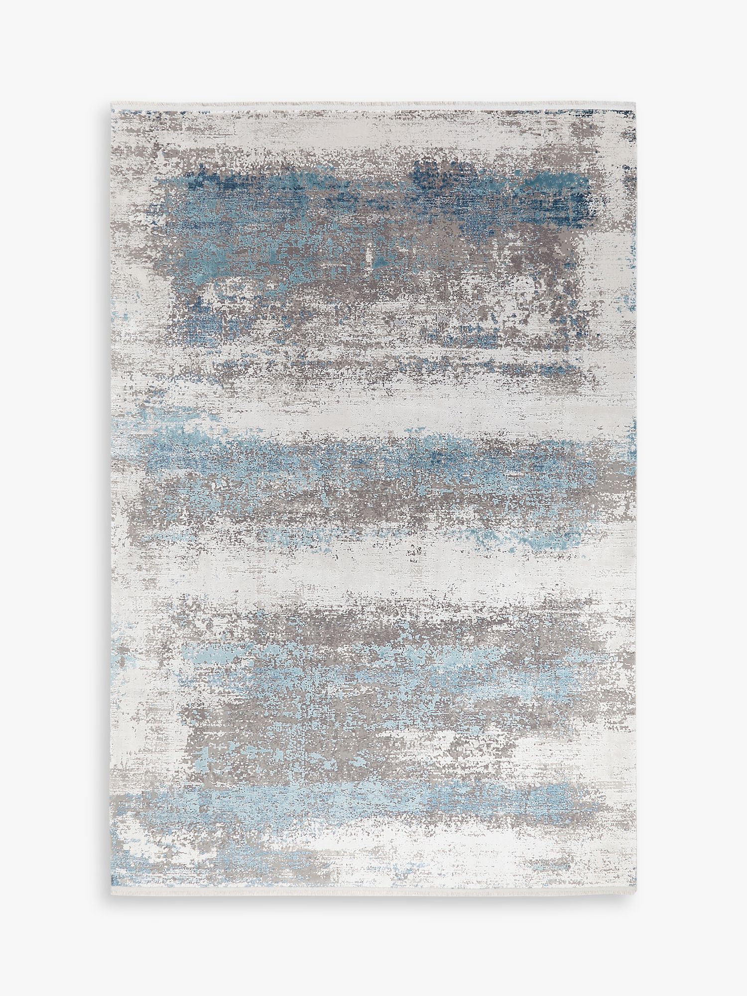 Gooch Luxury Distressed Ombre Rug, Blue