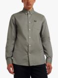 Fred Perry Long Sleeve Oxford Shirt, Green