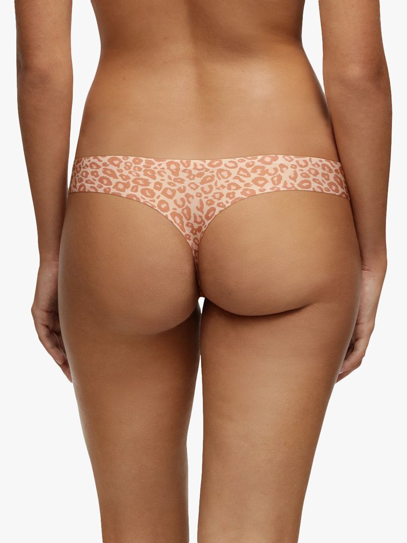 Chantelle Soft Stretch String, Leopard Neutral, One Size