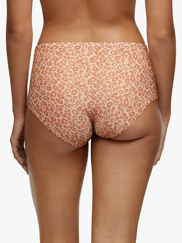 Chantelle Soft Stretch Leopard Print High Waisted Knickers