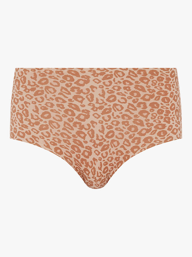Chantelle Soft Stretch Leopard Print High Waisted Knickers
