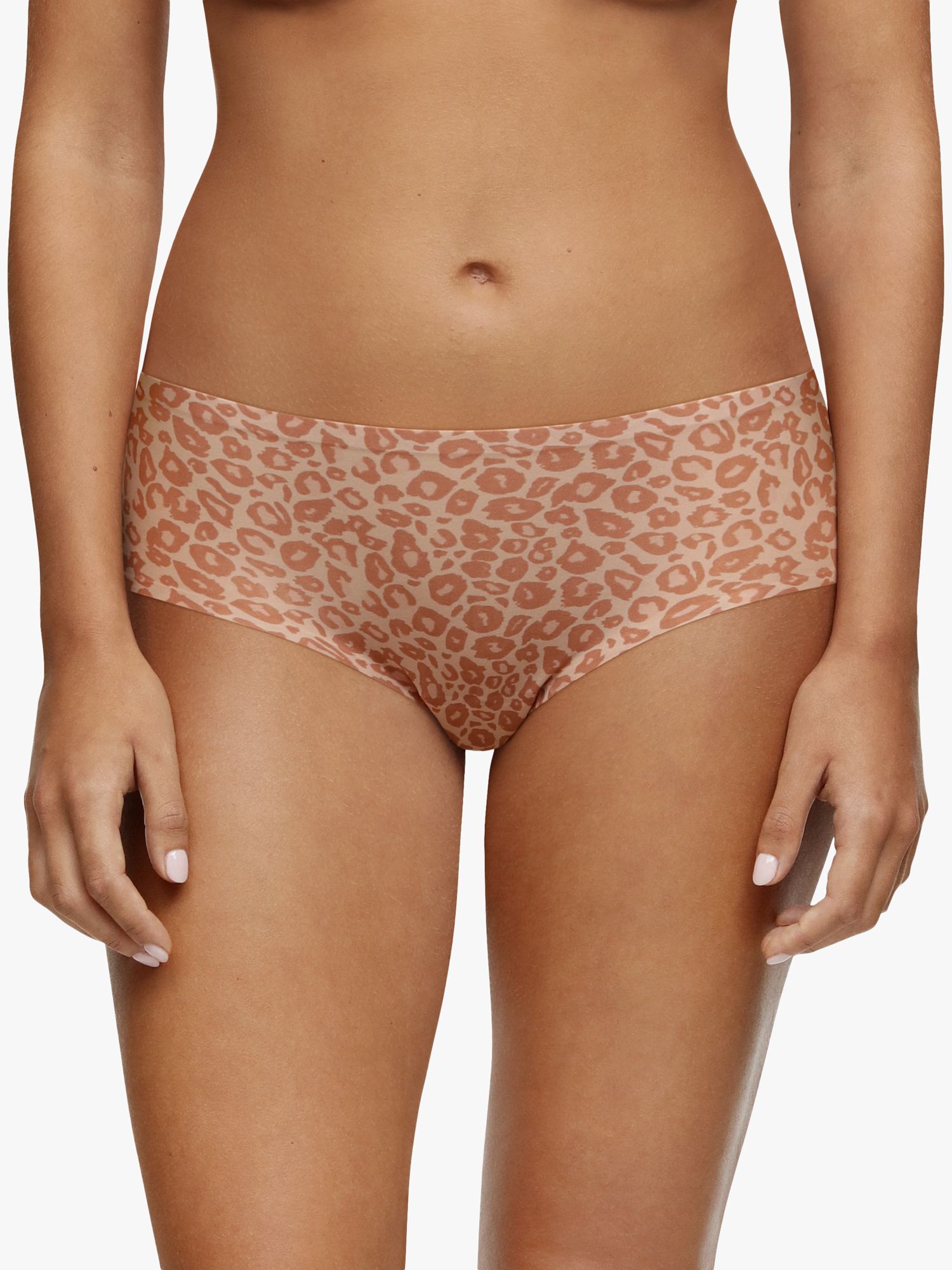 Chantelle Soft Stretch Lace Hipster Knickers, Golden Beige at John Lewis &  Partners