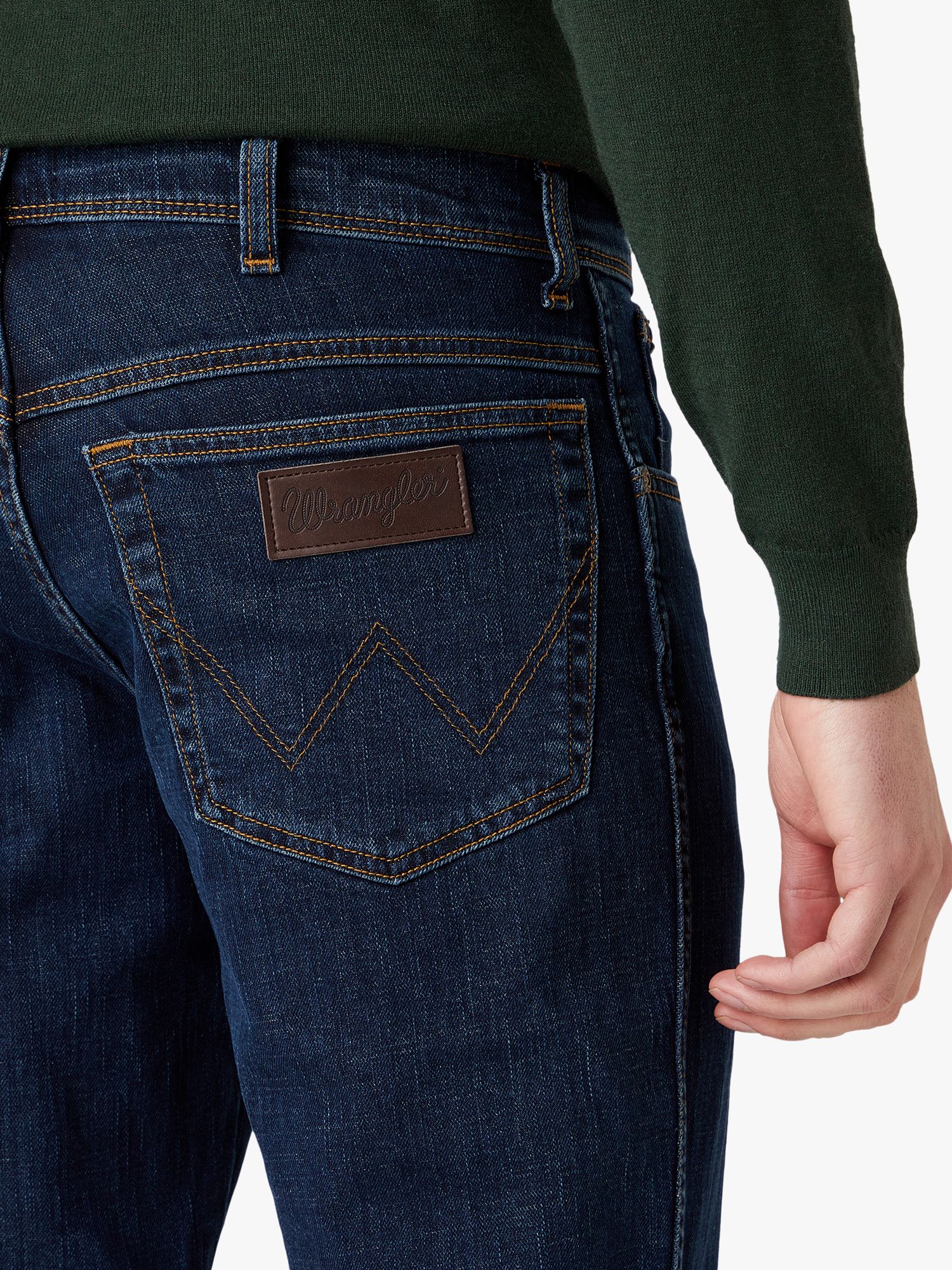 Wrangler Texas Slim Fit Jeans, Blue at Lewis & Partners