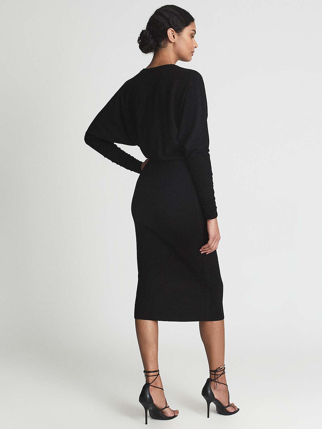 Buy Reiss Jenna Knitted Cashmere Blend Jumper Dress Online at johnlewis.com
