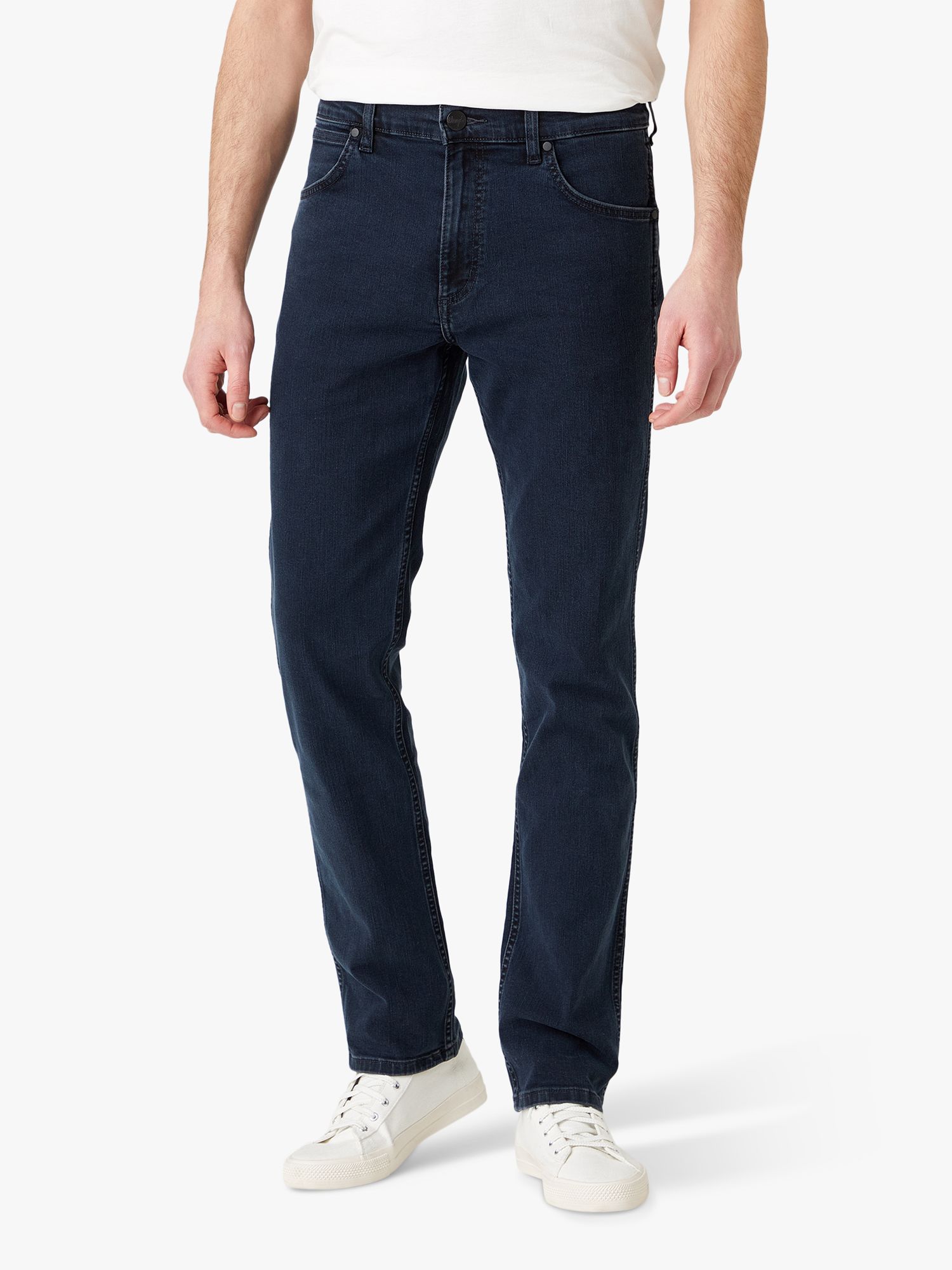Wrangler Greensboro Slim Fit Denim Jeans, Blue at John Lewis & Partners