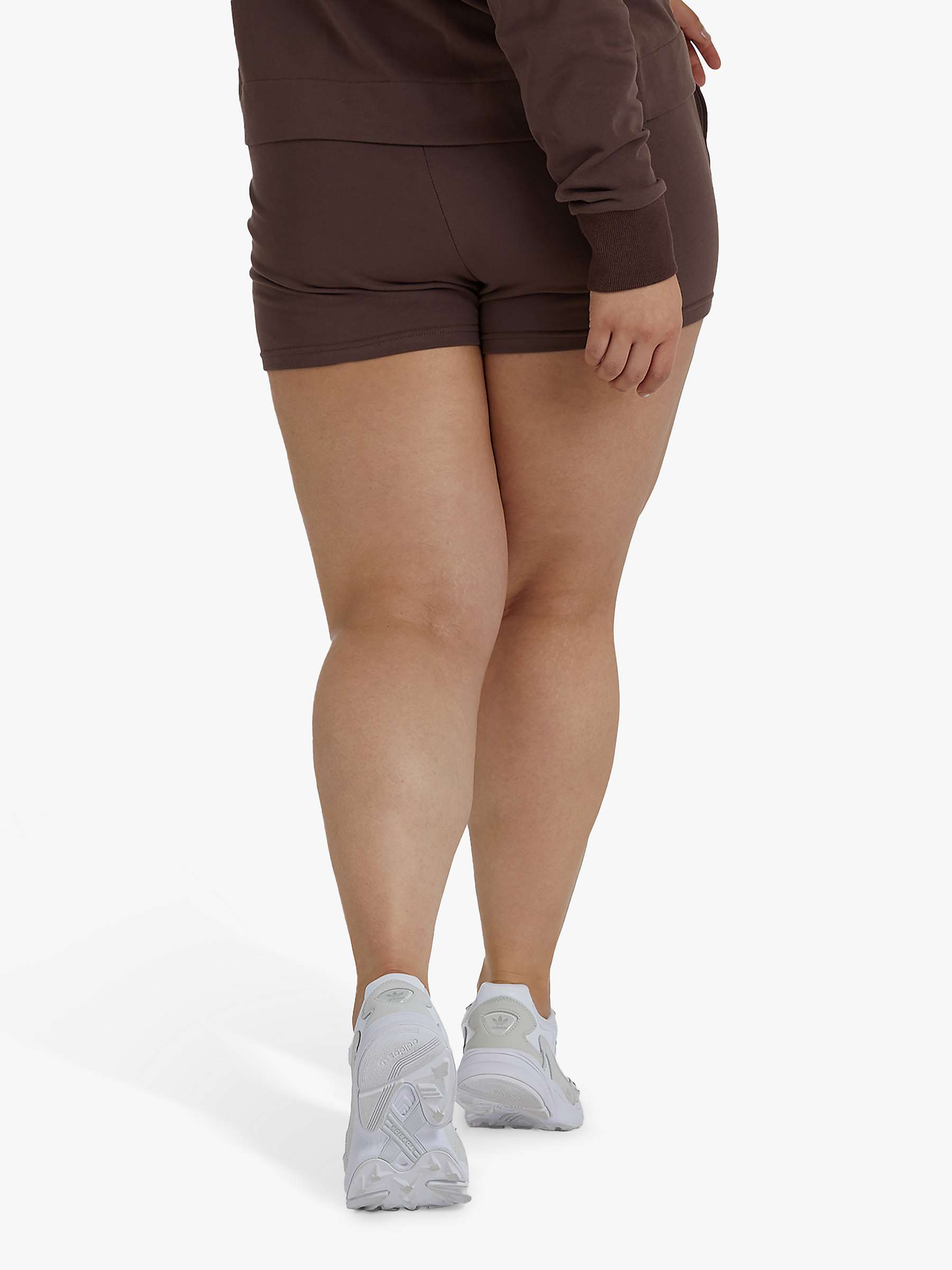 Buy Wolf & Whistle Curve Tie Waist Shorts, Brown Online at johnlewis.com