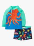 Mini Boden Baby Octopus Rash Vest Set, Multi