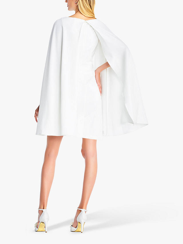 Adrianna Papell Cape Cocktail Dress, Ivory