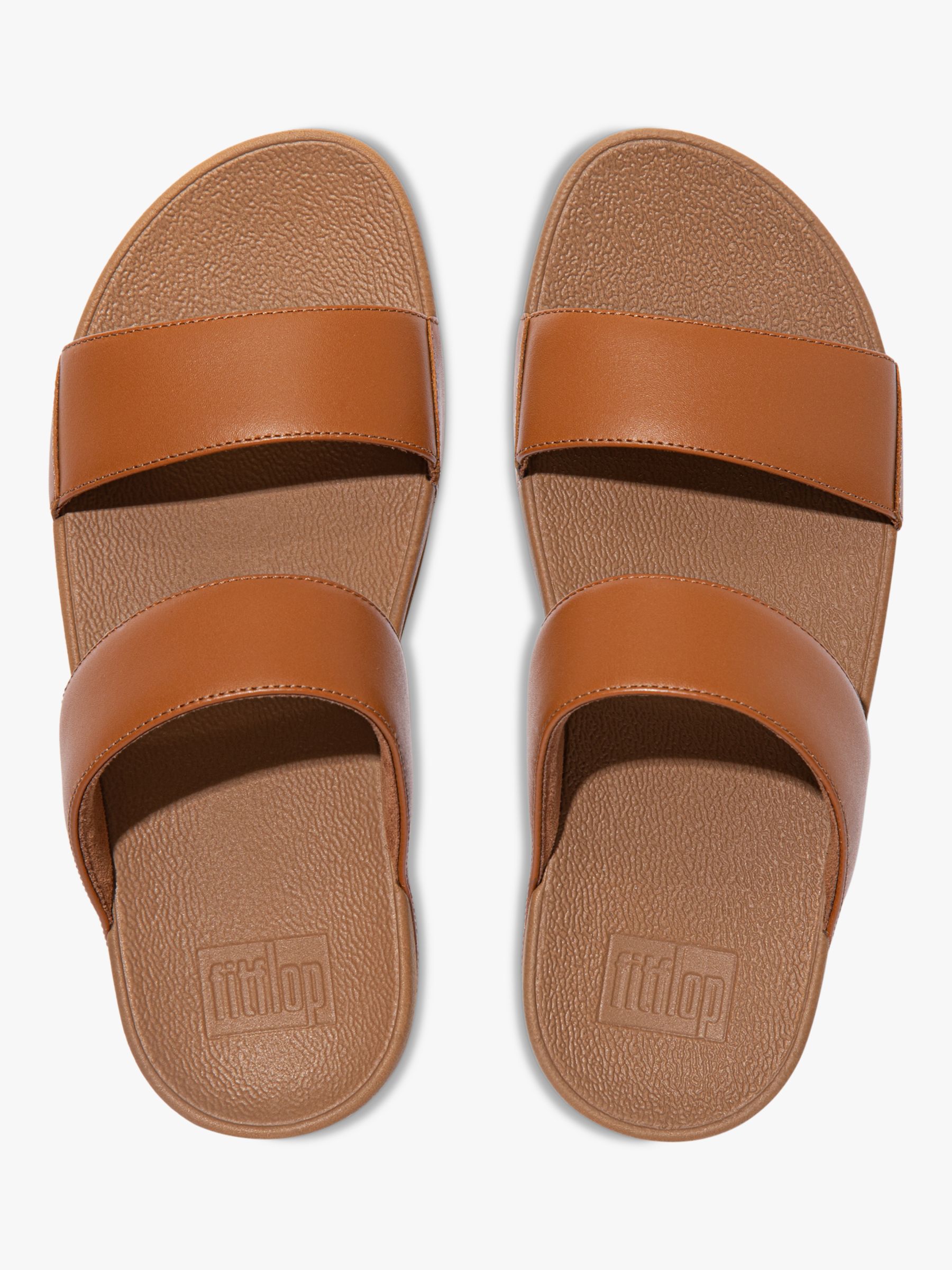 Buy FitFlop Lulu Leather Slider Sandals Online at johnlewis.com