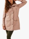 FatFace Taylor Hooded Jacket, Pale Pink