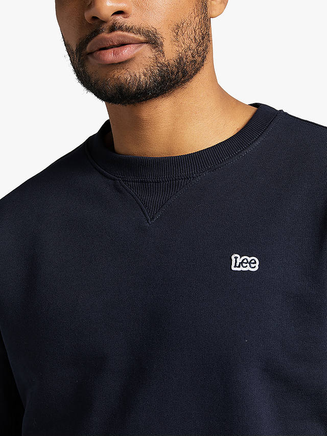 Lee Crew Neck Sweatshirt, Midnight Navy