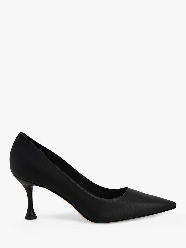 CHARLES & KEITH Spool Heel Court Shoes, Black