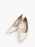CHARLES & KEITH Spool Heel Court Shoes, Chalk