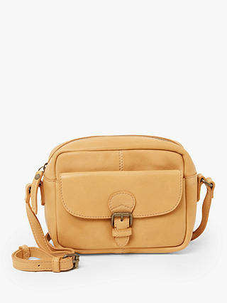 FatFace Venice Leather Shoulder Bag, Tan, One