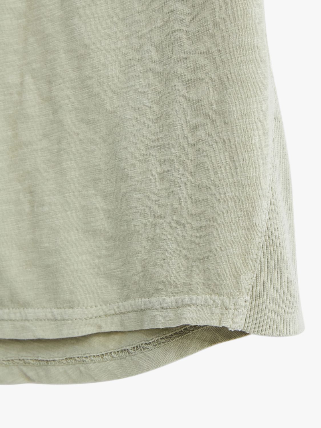 White Stuff Penny Pocket Jersey Shirt, Dusty Green at John Lewis & Partners