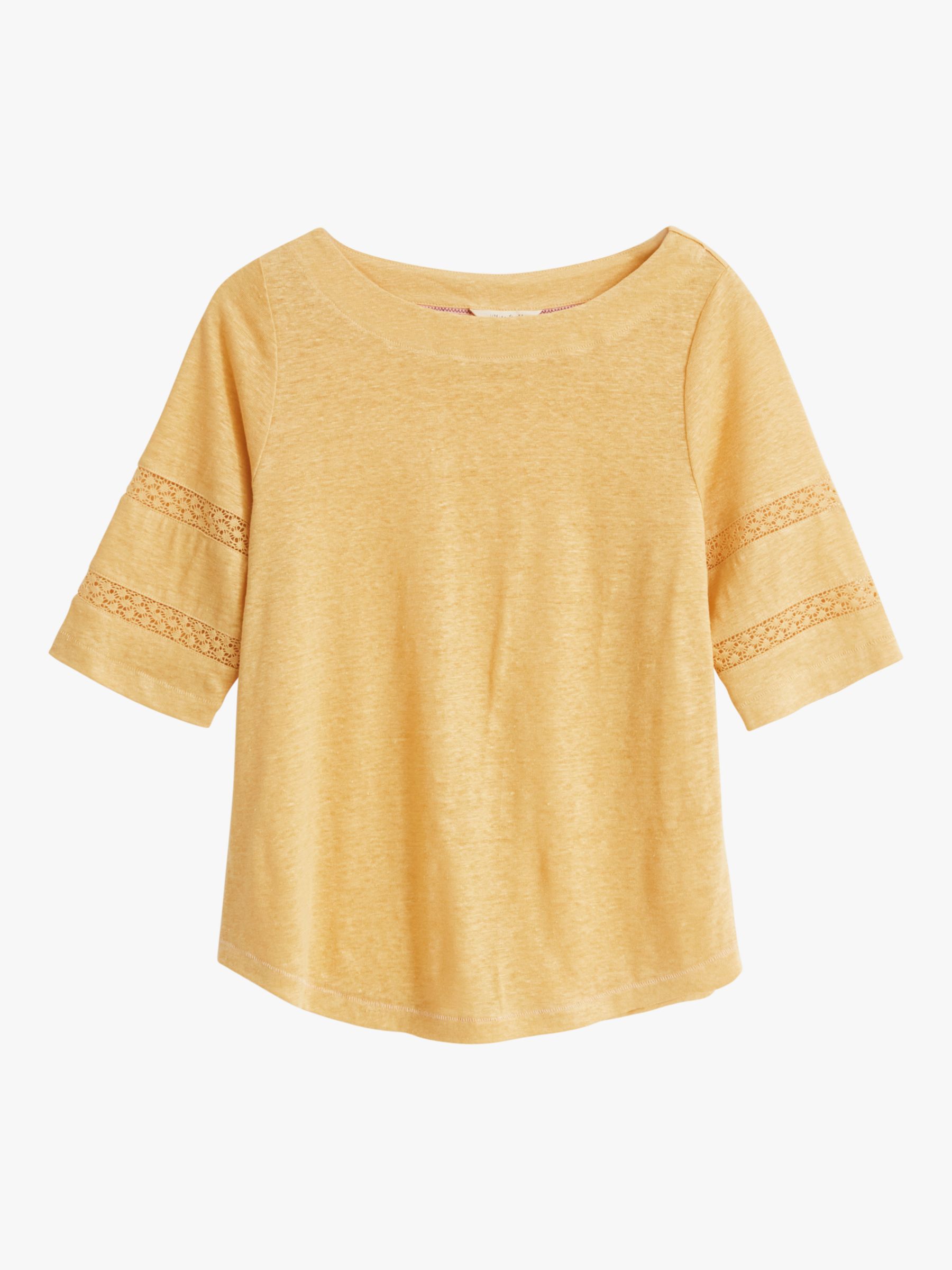 Womens Clothing Tops Short-sleeve tops PEYTON VALLEY Synthetic Elbow-sleeve Top in Yellow 