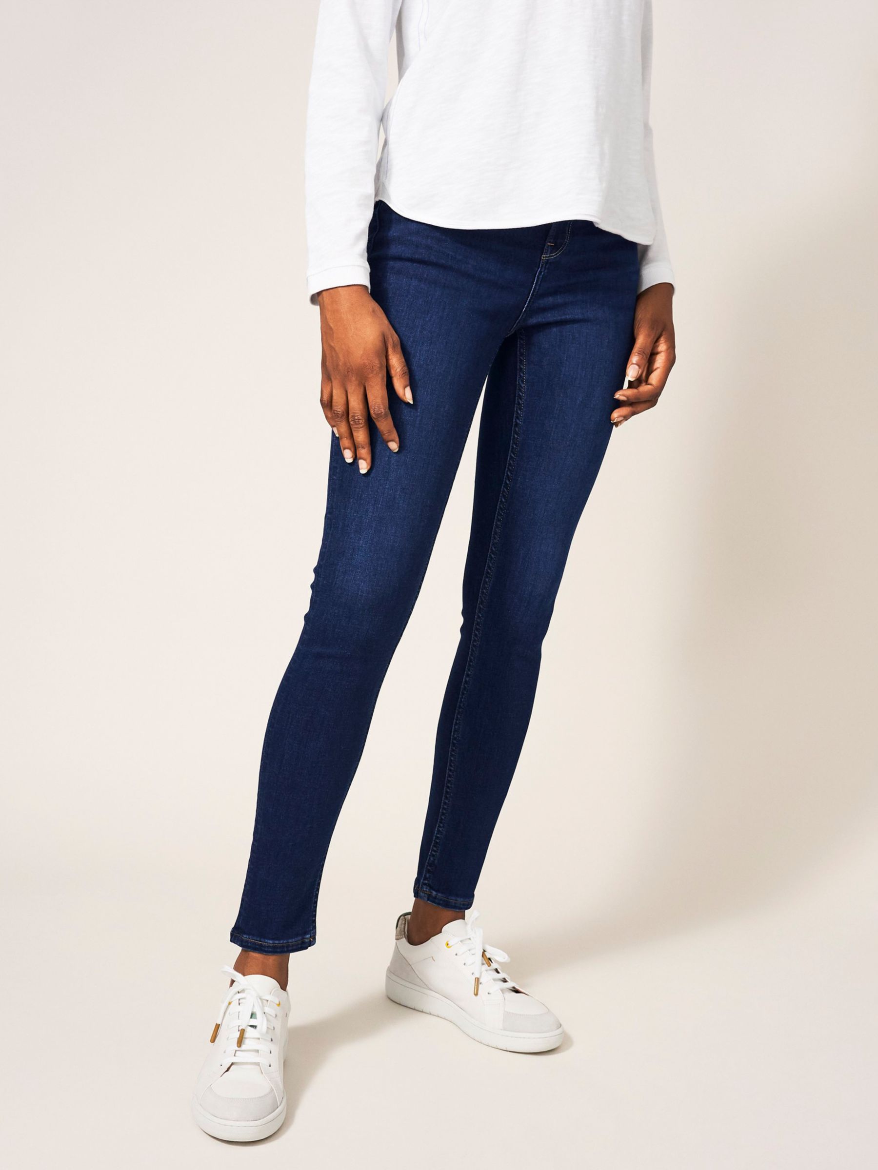 White Stuff Amelia Skinny Jeans, Mid Denim at John Lewis & Partners