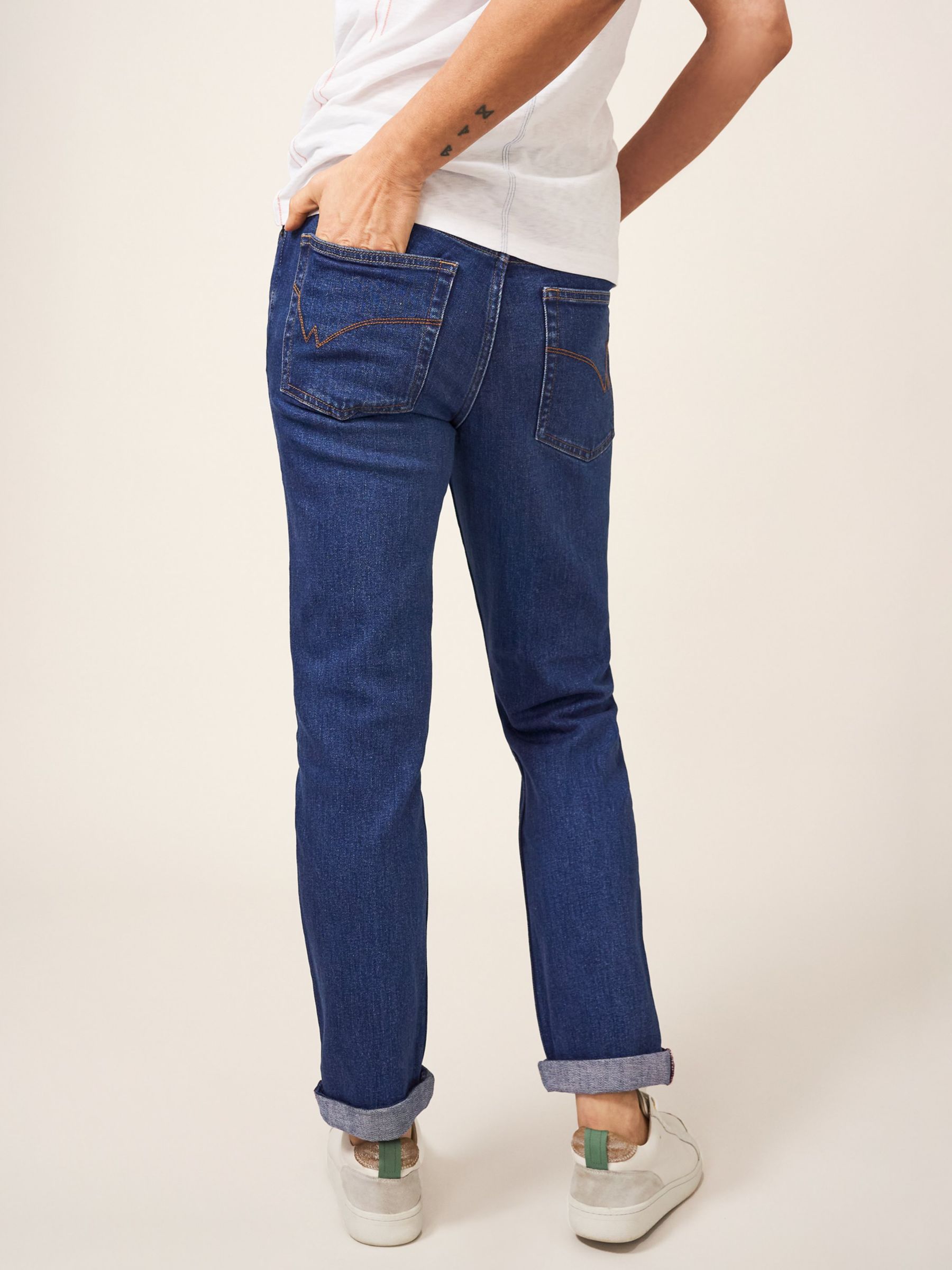 White Stuff Amelia Straight Cropped Jeans at John Lewis & Partners