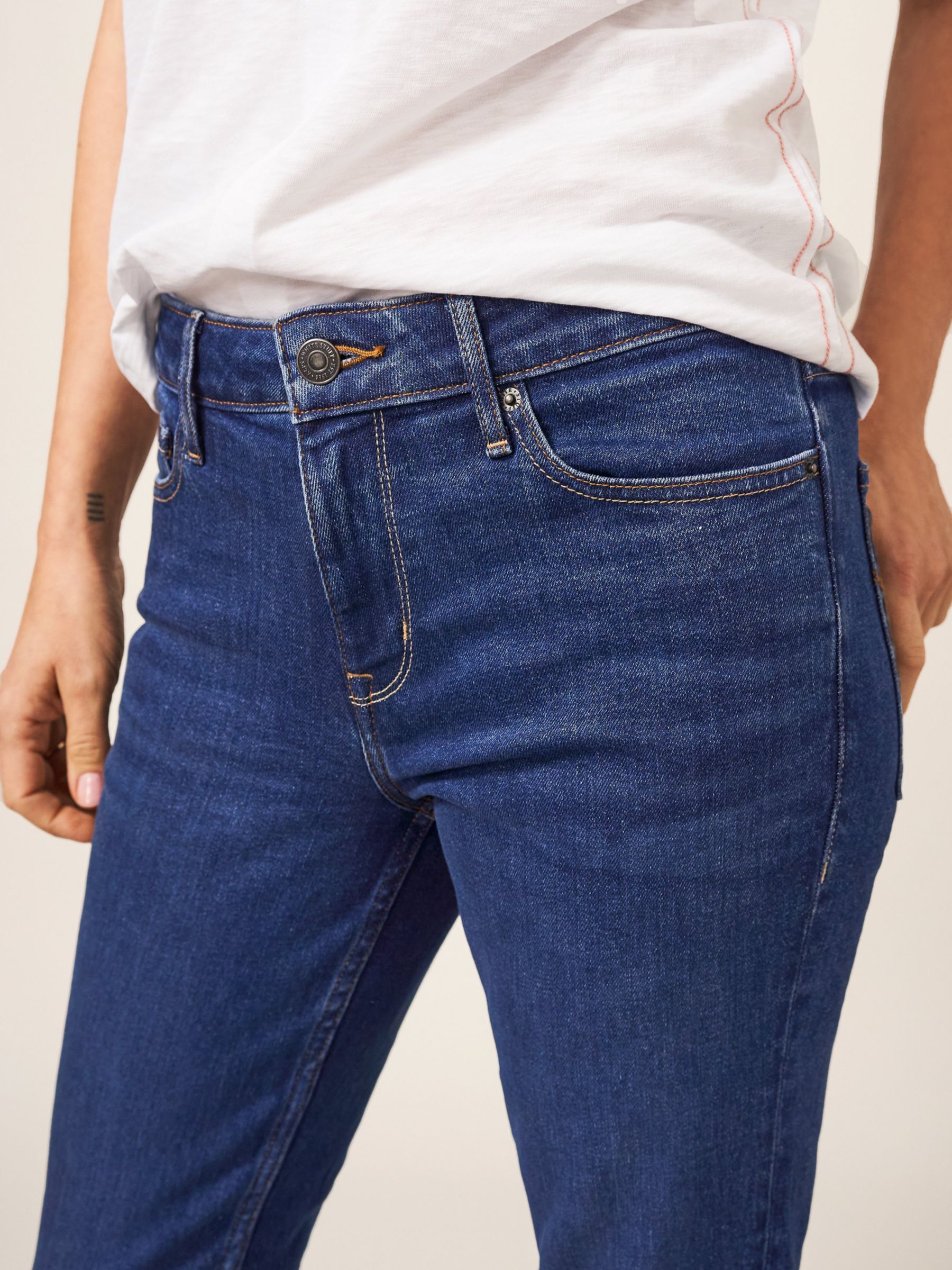 Buy White Stuff Amelia Straight Cropped Jeans Online at johnlewis.com