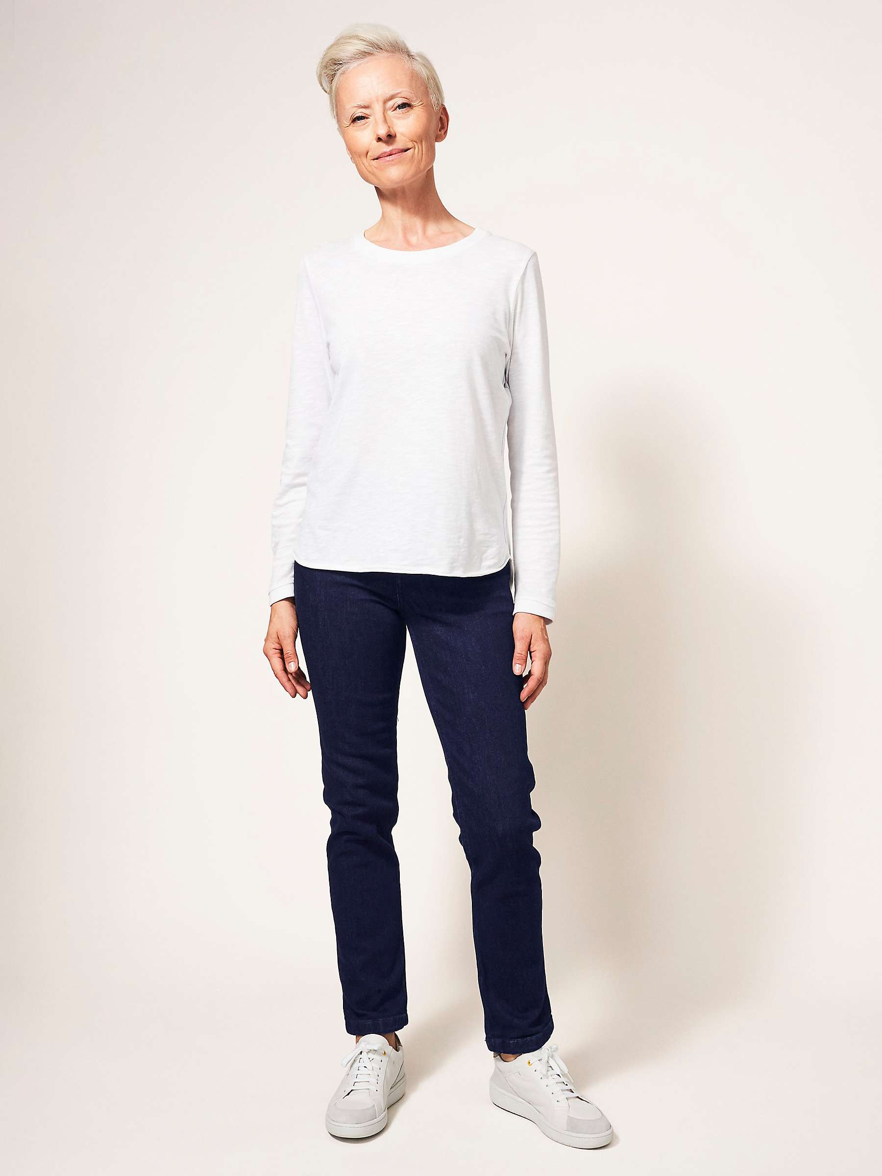 Buy White Stuff Amelia Skinny Jeans, Dark Denim Online at johnlewis.com