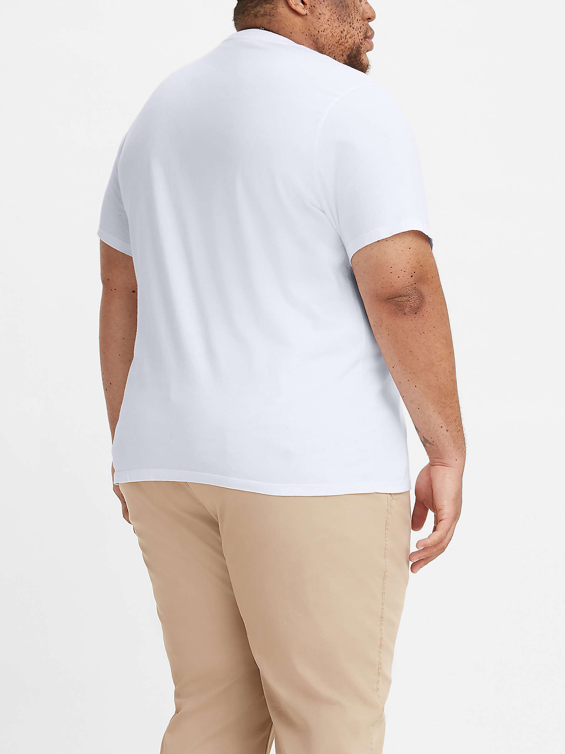 Buy Levi's Batwing Big & Tall Graphic Logo T-Shirt, White Online at johnlewis.com