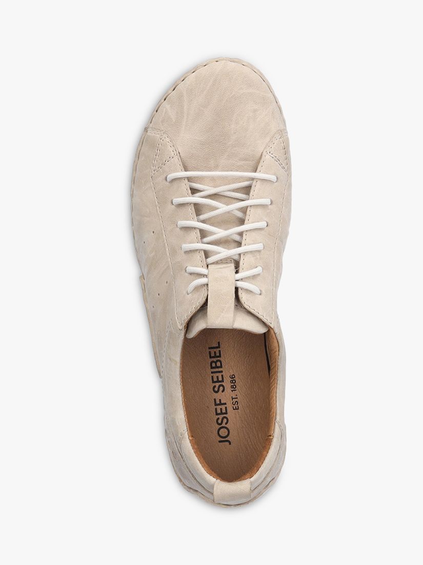 Josef Seibel Fergey 56 Lace Up Trainers, Natural at John Lewis & Partners