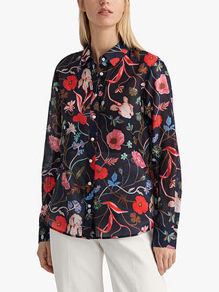 GANT Floral Cotton Silk Shirt
