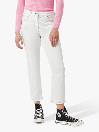 Great Plains Spring High Waist Jeans, White