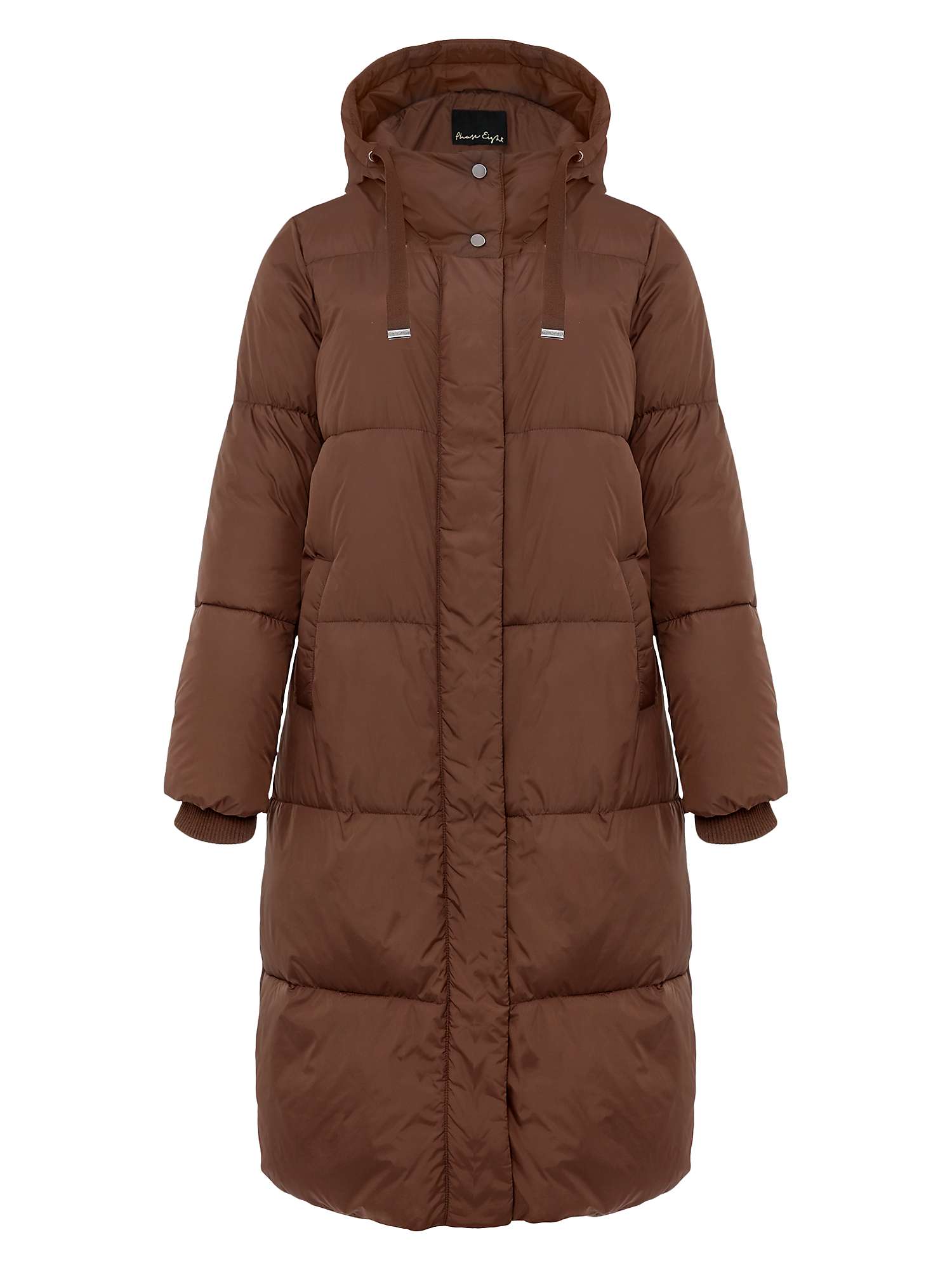 Phase Eight Canvas Shona Padded Coat in Brown Womens Clothing Coats Long coats and winter coats 
