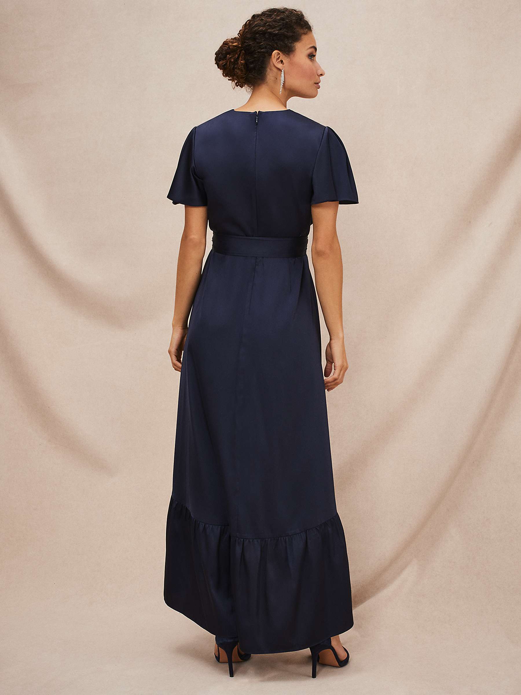 Buy Phase Eight Nancie Satin Midi Dress Online at johnlewis.com