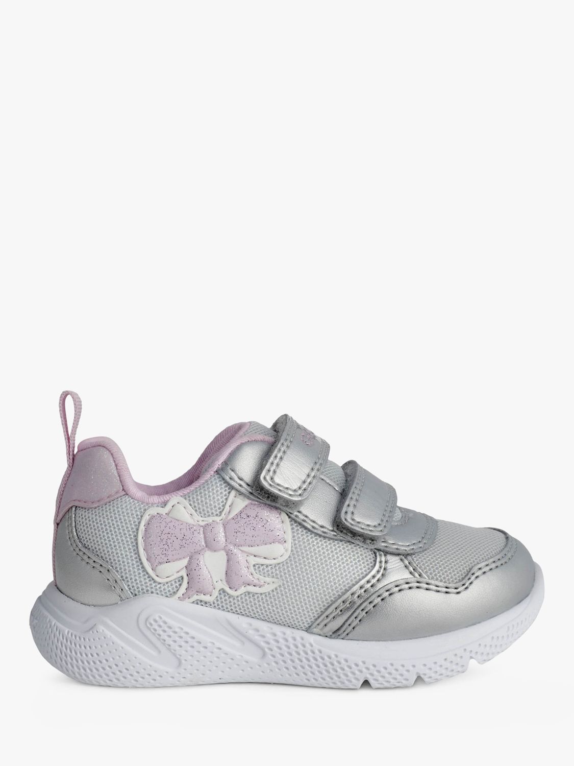 Kids' Sprintye Trainers, Silver/Pink at & Partners