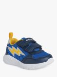 Geox Kids' Sprintye Trainers, Navy/Red