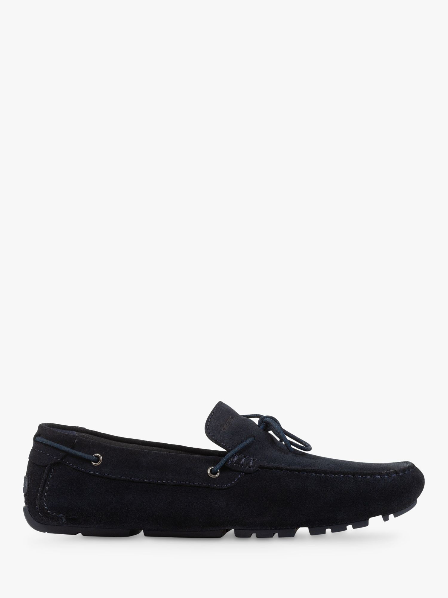 Geox Melbourne Leather Moccasins, Navy