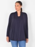 Live Unlimited Ribbed Jersey Top, Navy