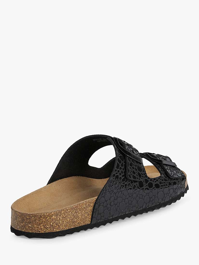 Buy Geox Women's Brionia Wide Fit Leather Footbed Sandals Online at johnlewis.com