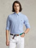 Polo Ralph Lauren Poplin Slim Check Shirt, Blue