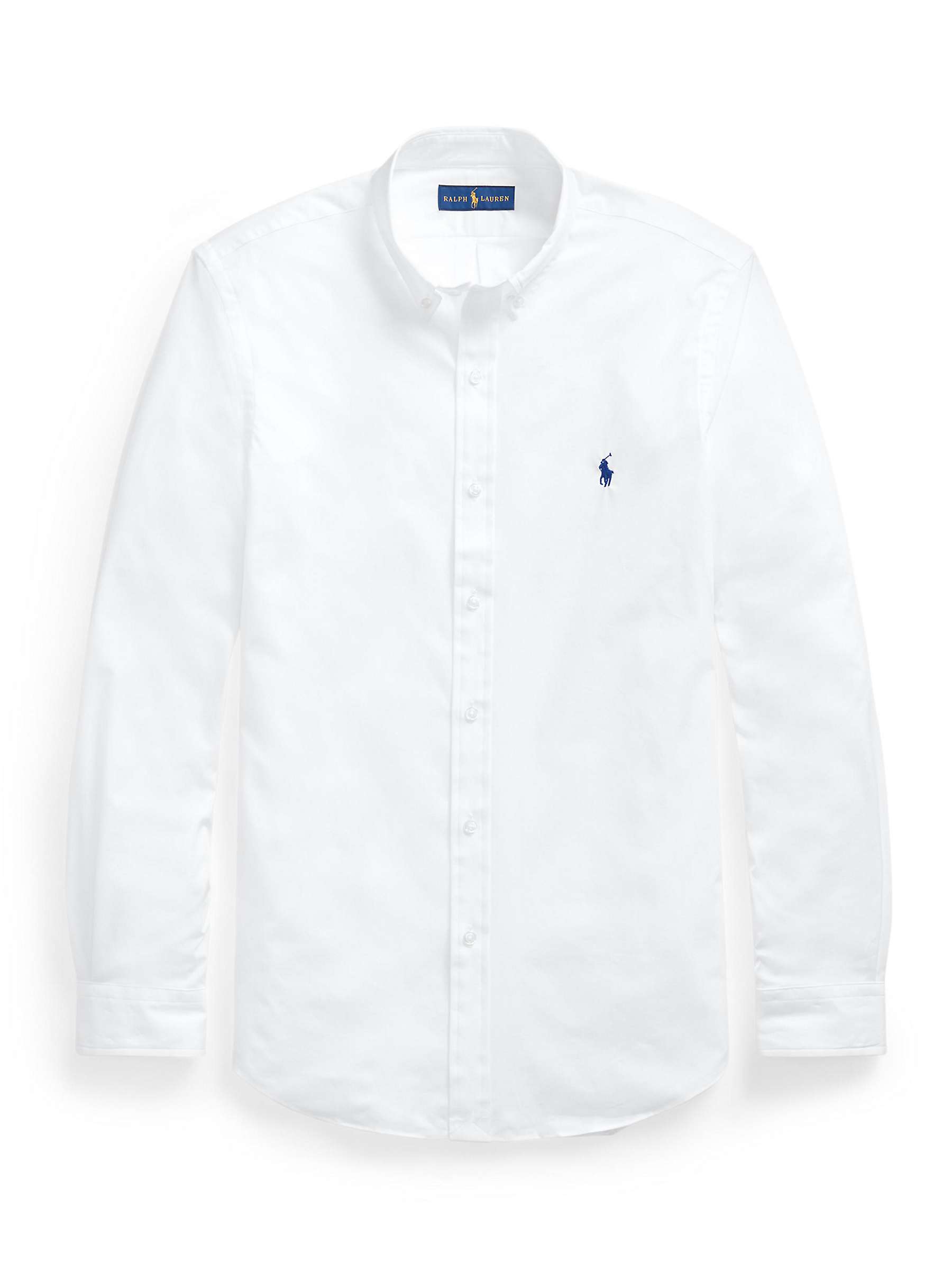 Buy Polo Ralph Lauren Poplin Slim Shirt, White Online at johnlewis.com
