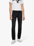 BOSS Delaware Slim Fit Jeans, Black, Black