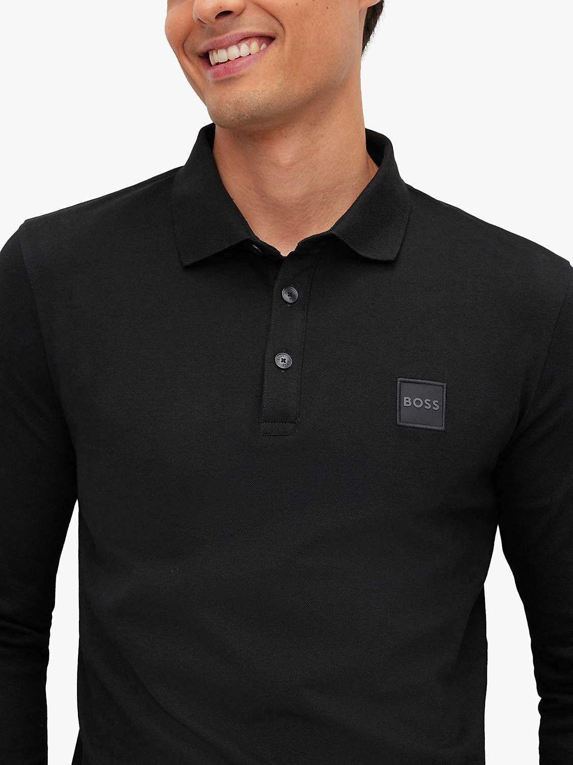Buy BOSS Passerby Long Sleeve Polo Shirt Online at johnlewis.com