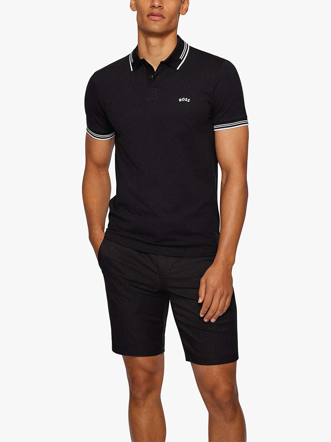 Buy BOSS Paul Curve Short Sleeve Polo Top Online at johnlewis.com