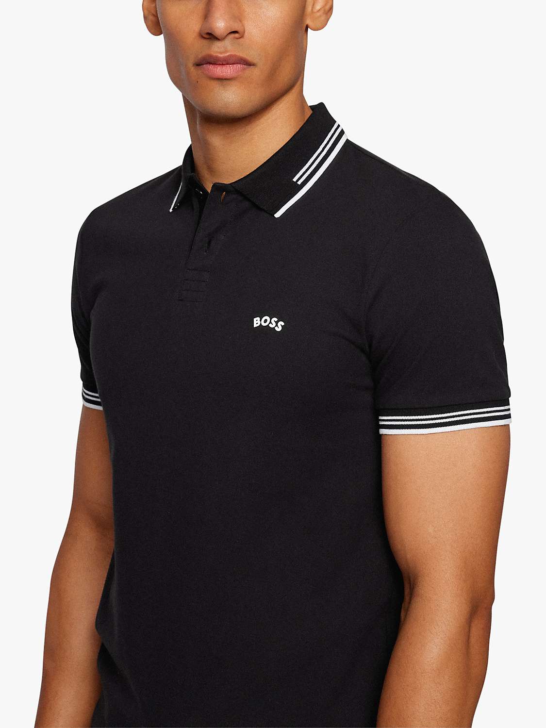 Buy BOSS Paul Curve Short Sleeve Polo Top Online at johnlewis.com