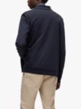 BOSS Skiles Zip Through Sweatshirt, Dark Blue