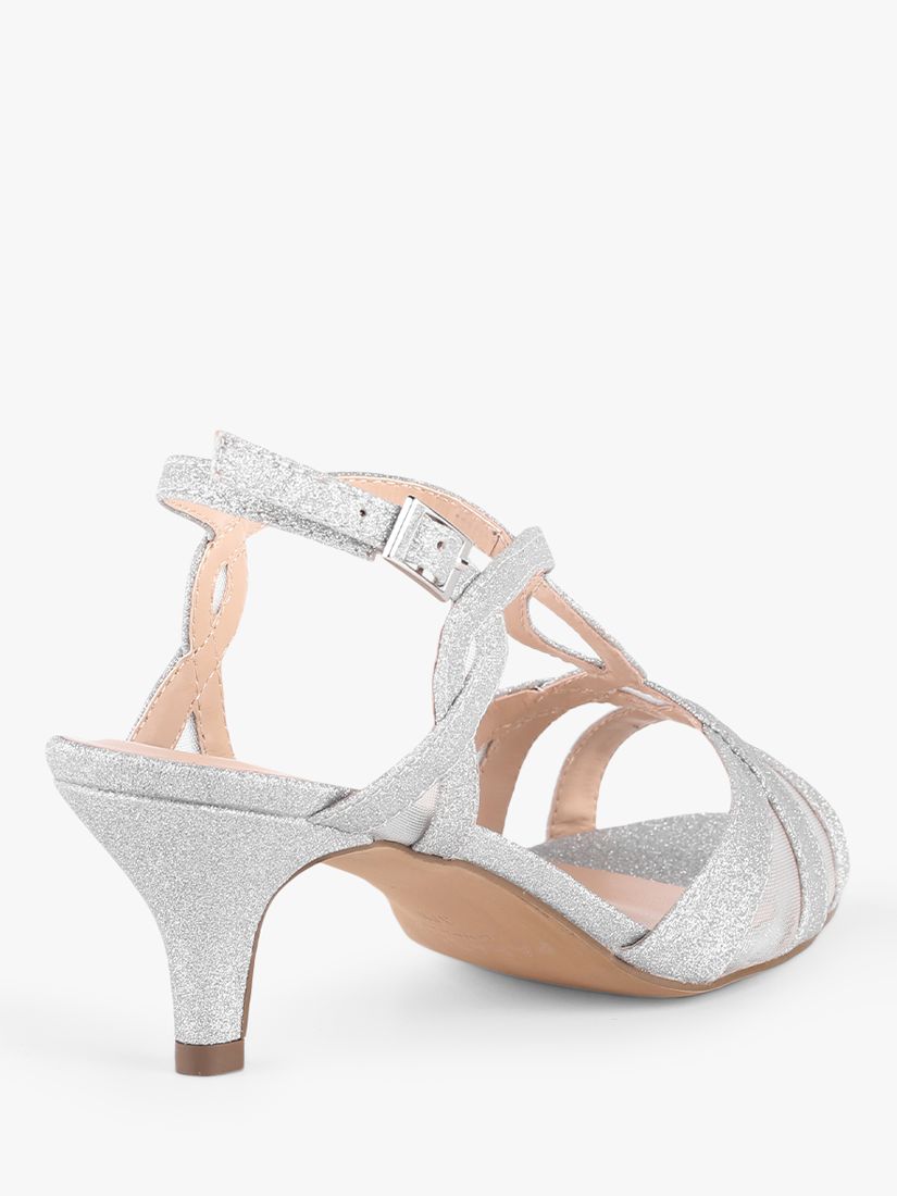 Buy Paradox London Nelly Wide Fit Glitter T-Bar Sandals Online at johnlewis.com