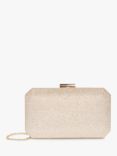 Paradox London Dulcie Box Clutch Bag, Champagne