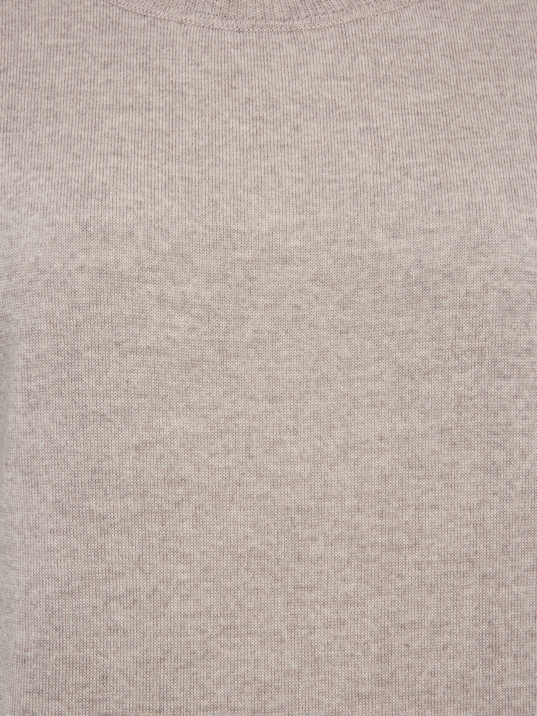 Celtic & Co. Fine Knit Merino Wool T-Shirt, Oatmeal at John Lewis ...