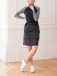 Celtic & Co. Wool Mini Skirt, Navy/Charcoal