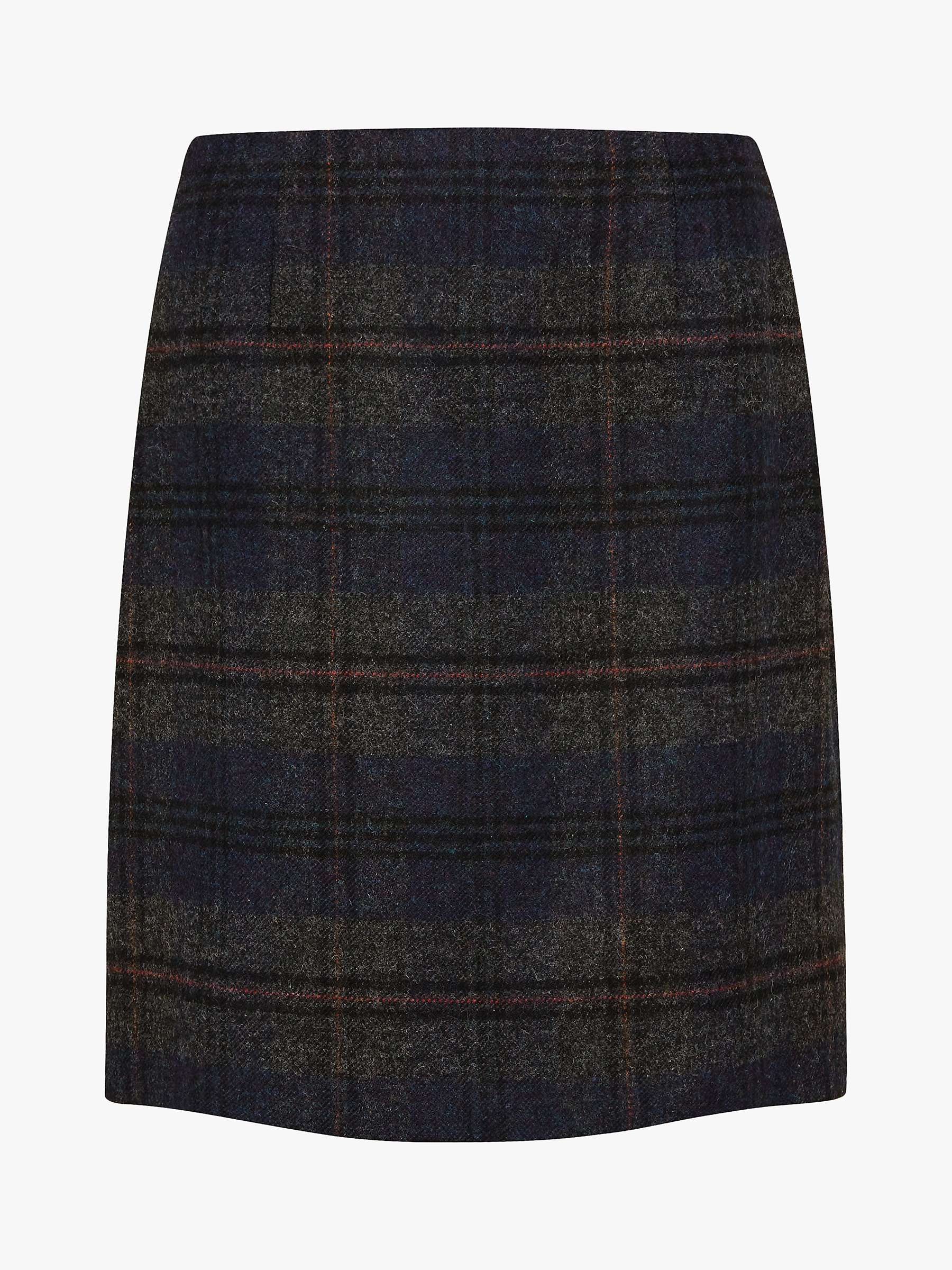 Buy Celtic & Co. Wool Mini Skirt, Navy/Charcoal Online at johnlewis.com