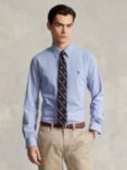 Polo Ralph Lauren Poplin Custom Fit Stripe Shirt, Blue