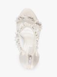 Dune Bridal Collection Marriage Pearl Embellished Stiletto Heel Sandals, Ivory